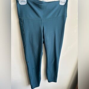 Under Armour Teal Ankle Leggings with Side Pocket